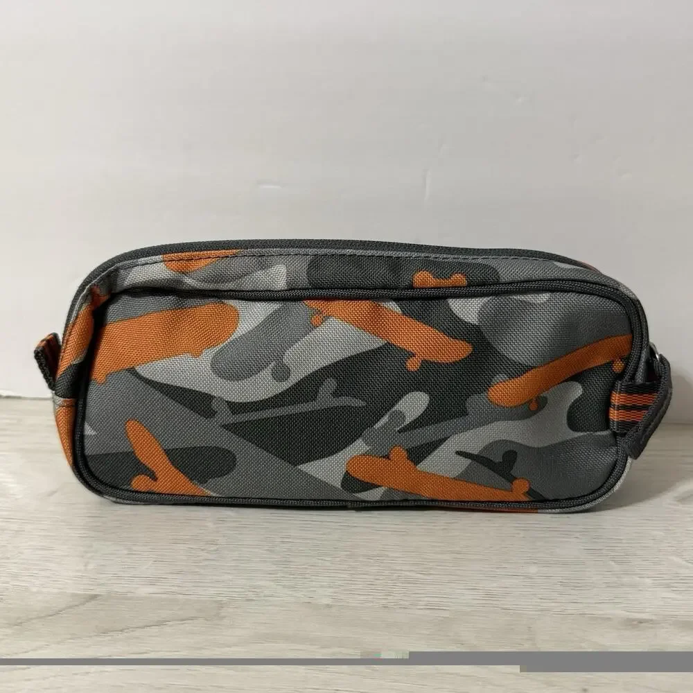 Pottery Barn Kids Mackenzie Pencil Case Skateborad Camo-Aahil Monogramed
